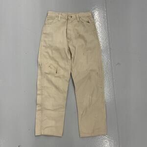 Vintage 60s Maverick Blue Bell Cream Western Jeans 25x25